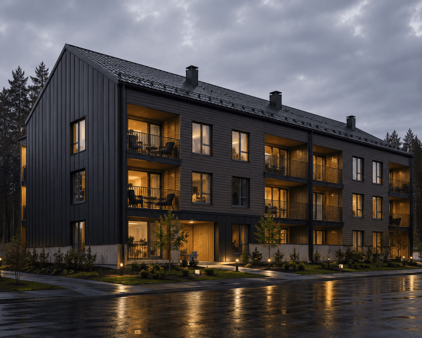 Hillside Apartments — Residential project in Pirkanmaa