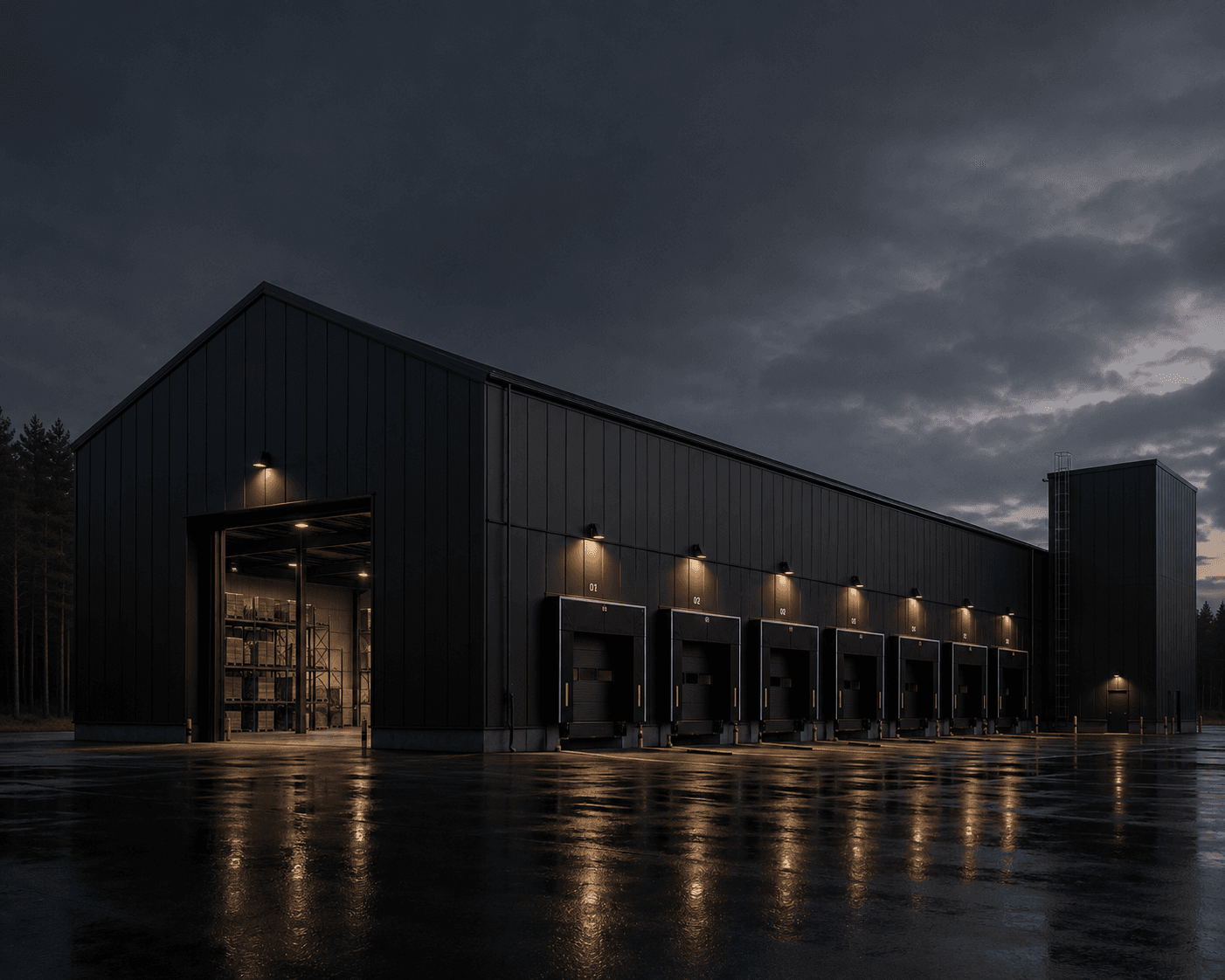 Logistics Terminal — Industrial project in Southern Finland